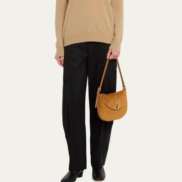 Savette Small Tondo Hobo Bag - Saddle Suede - Picture 5 of 10